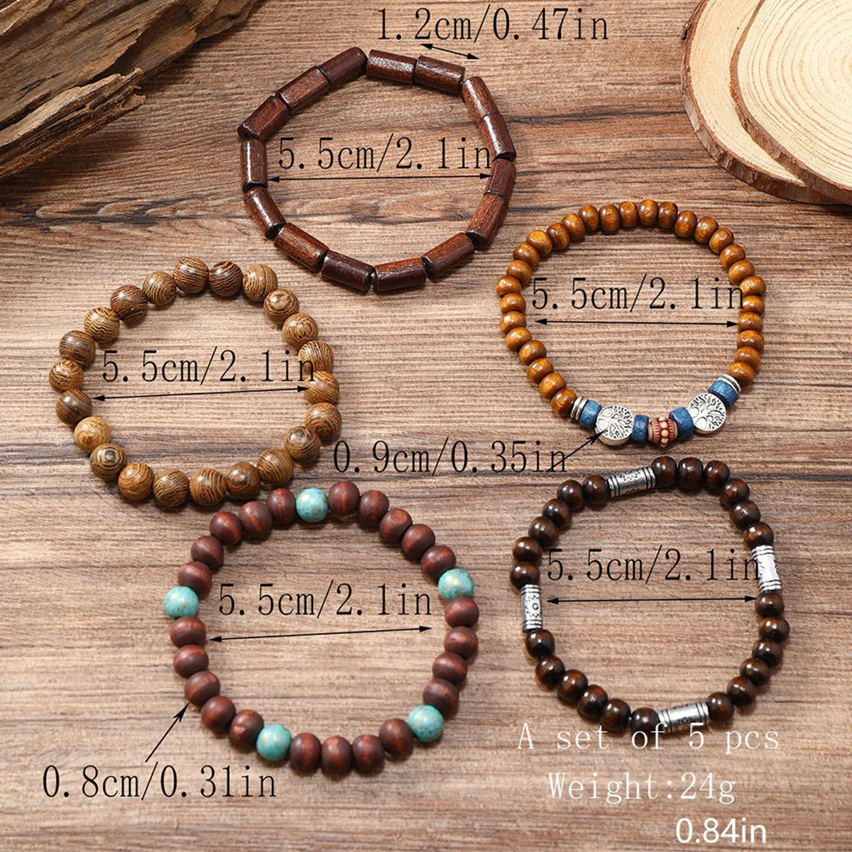 Multiple men's fashion trends, life tree bracelets, jewelry accessories suitable for dates, parties, holidays, gifts-53101