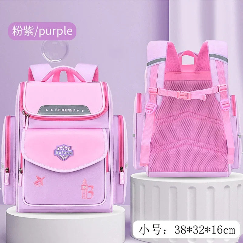 waterproof Children School Bags Girls boys Primary school backpack Orthopedic Backpack schoolbag kids book bag Mochila Infantil