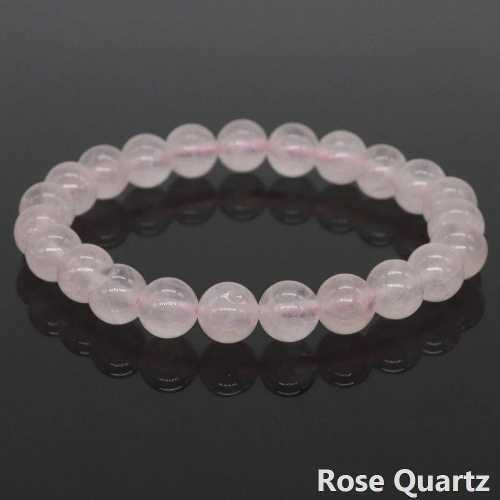 Women Men Bracelet Natural Rainforest Jasper Crystal Round Beads Wrist Chain Chakra Healing Energy Stretch Charm Strand Jewelry