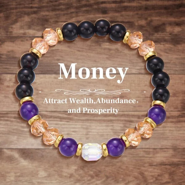 Attract Wealth Good Luck Fashion 8mm Natural Stone Beaded Bracelet for Women Bracelet Jewelry Colorful Party Gift