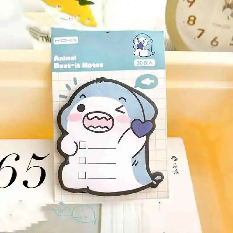 1 Pieces Lytwtw's Sticker Cute Kawaii Animal Sticky Notes Notepad Memo Pads Office School Supplies Stationery
