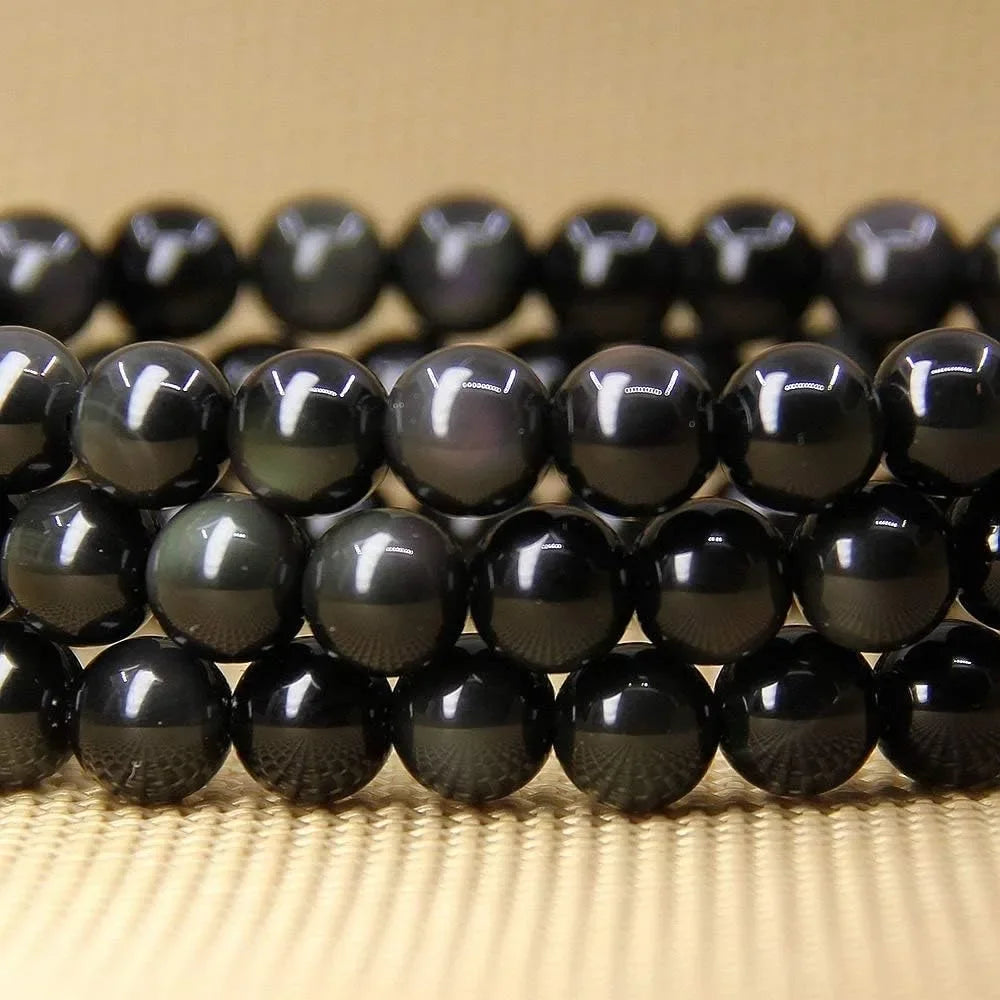 { Energy and Protect} Tourmaline Bracele Handmade Natural Gemstone Elastic Bracelet Crystal Stone Beads Jewelry Gifts for Women