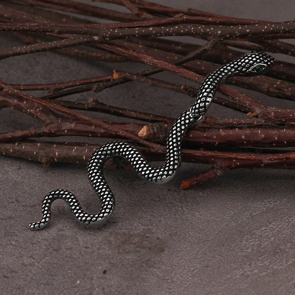 Stainless Steel Animal Snake Drop Earrings Men Women Fashion Creative Design Eardrop Jewelry Party Club Earring Gift for Boys