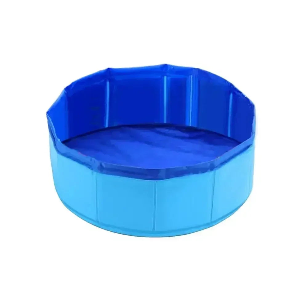 Foldable Pet Water Play Pool with Fun Turtle, Starfish & Octopus Toys for Cats and Dogs - Summer Cooling Bath Basin