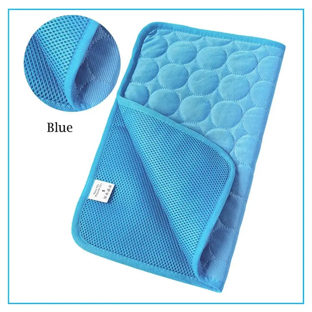 NONOR Dog Cooling Mat Summer Pet Bed for Dogs Cats Kennel Pad Breathable Pet Self Cooling Blanket Dog Car Seat Bed