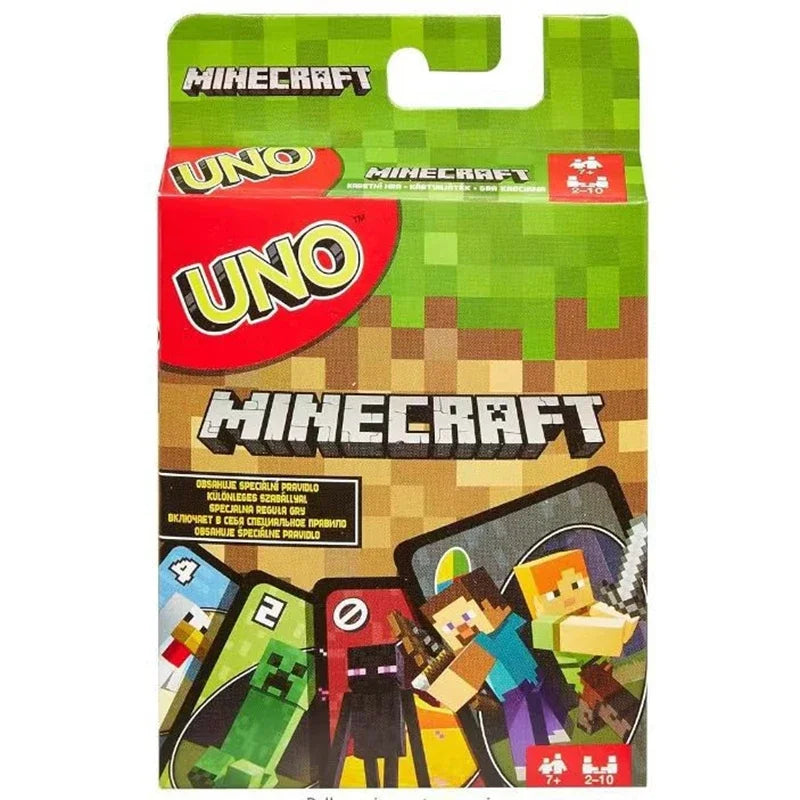 Minecraft Card Game for Kids Families Nights Deck Special Rule Inspired 2 To 10 Players Genuine Christmas Gift
