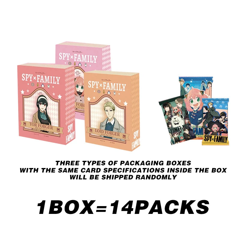 Original Anime SPY FAMILY Card Yor Forger Anya Forger Christmas Gift Rare Character Children's Toys Collection Card Game Card