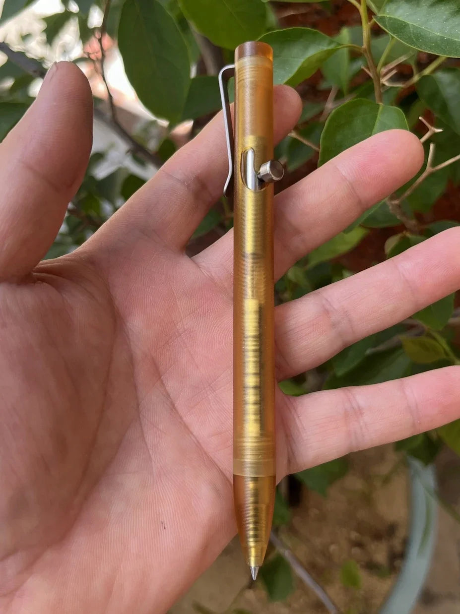 EDC Imported PEI and Titanium Alloy Signature Pen Writing Multi-functional Portable Outdoor Tools