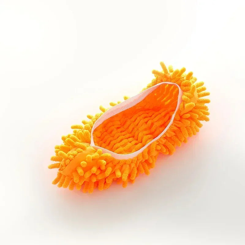 1PCS Floor Dust Cleaning Slippers Shoes Cleaning Cloth Lazy Mopping Shoes Home Floor Cleaning Microfiber Cloth Shoes