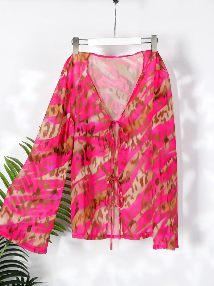 ZRTAK Swim Suit Women Swimsuit Push Up Bikinis 2025 Bathing Suit Sexy Bikini Sets Swimwear Print Beachwear Print Biquinis