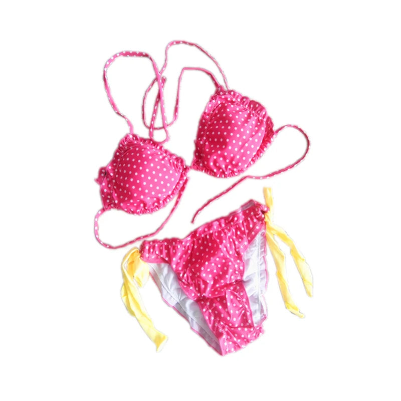 2019 new Women Floral Padded Bikini Swimwear Monokini Bikinis Set Bathing Suit Swimsuit Beachwear Summer