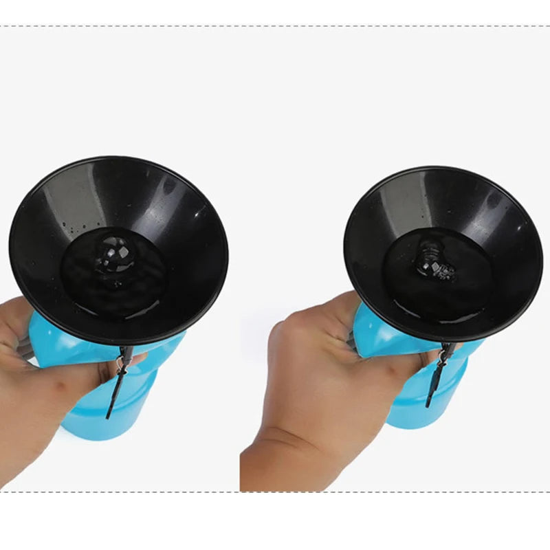 Portable Plastic Pet Water Feeder Pressing Car Carry Pet Bowl Water Feeding Kettle Dog Cat Outdoor Travel water bottle Container