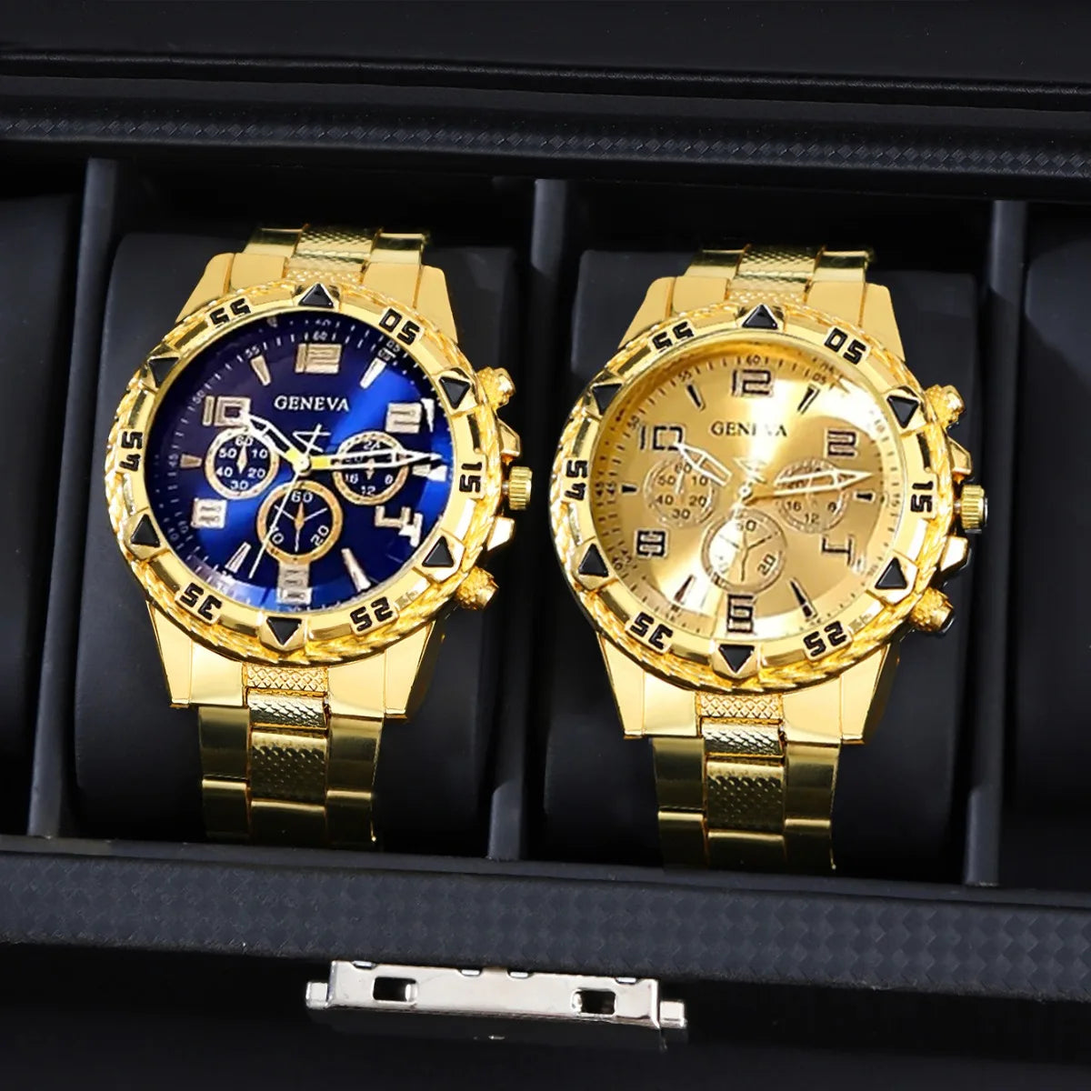 4 Pcs/set Men's Watch Casual Men Watches Set Quartz male wristWatch Fashion Accessories 3pcs Fashion Accessories Ideal Gifts