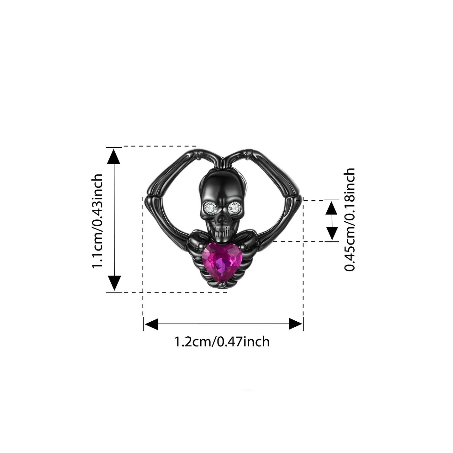 BISAER 925 Sterling Silver Halloween Skull & Pumpkin Charm Bead Pumpkin Cat Magic Crystal Pendant for Women DIY Bracelet Jewelry