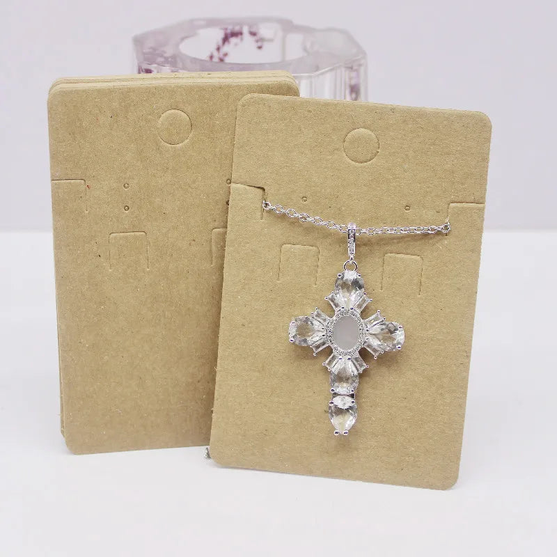 Hot sale 50Pcs Multi-Style Jewelry set package Card 6*9cm Flower/ marbling design necklace earring pendant package card