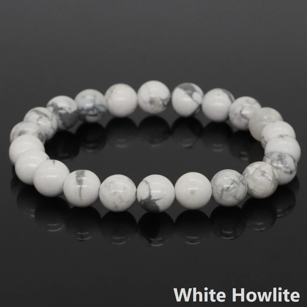 Women Men Bracelet Natural Rainforest Jasper Crystal Round Beads Wrist Chain Chakra Healing Energy Stretch Charm Strand Jewelry