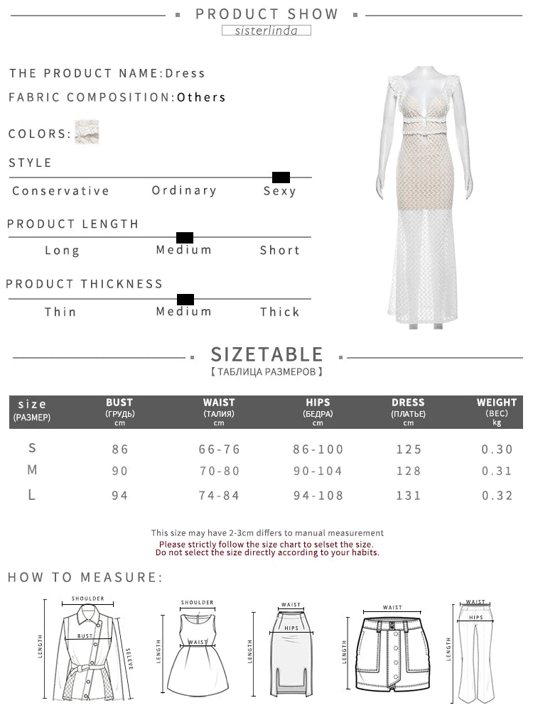 Sisterlinda Woven Ruched Maxi Dress Wowen Fashion Sexy Deep V-neck Backless Bandage Vestido Female Elegant Romantic Evening Robe