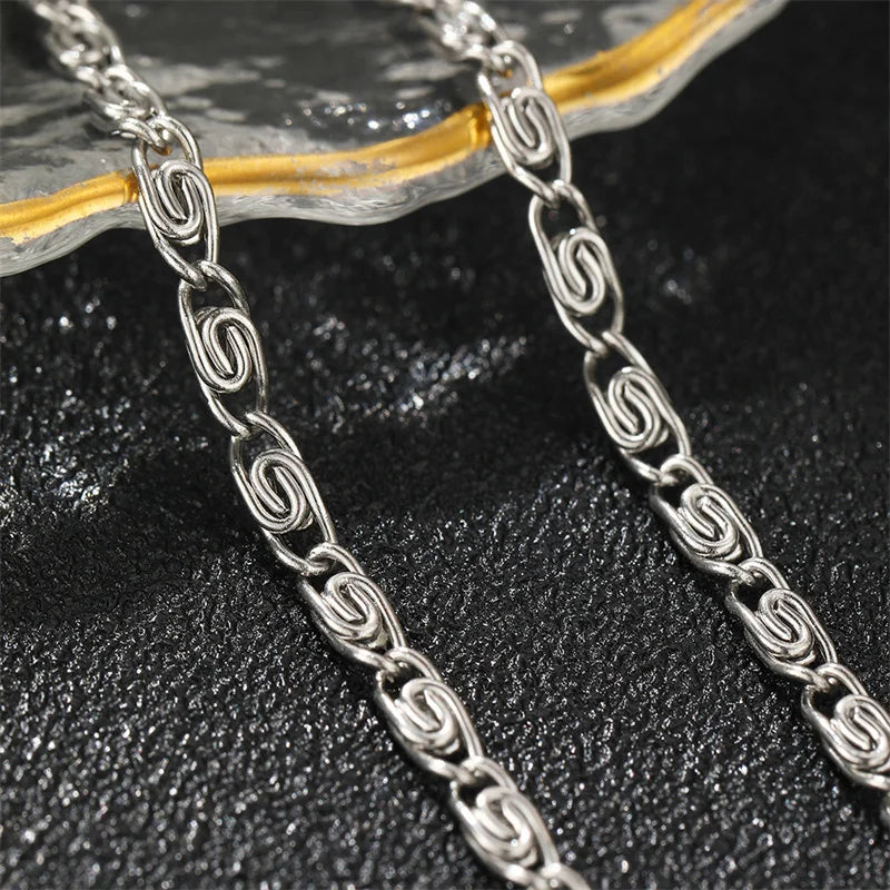 Men Stainless Steel Chain Bracelet for Women Hand Bangle Gold/Silver Color Foot Ankle Anklet Jewelry Accessories DIY Gift