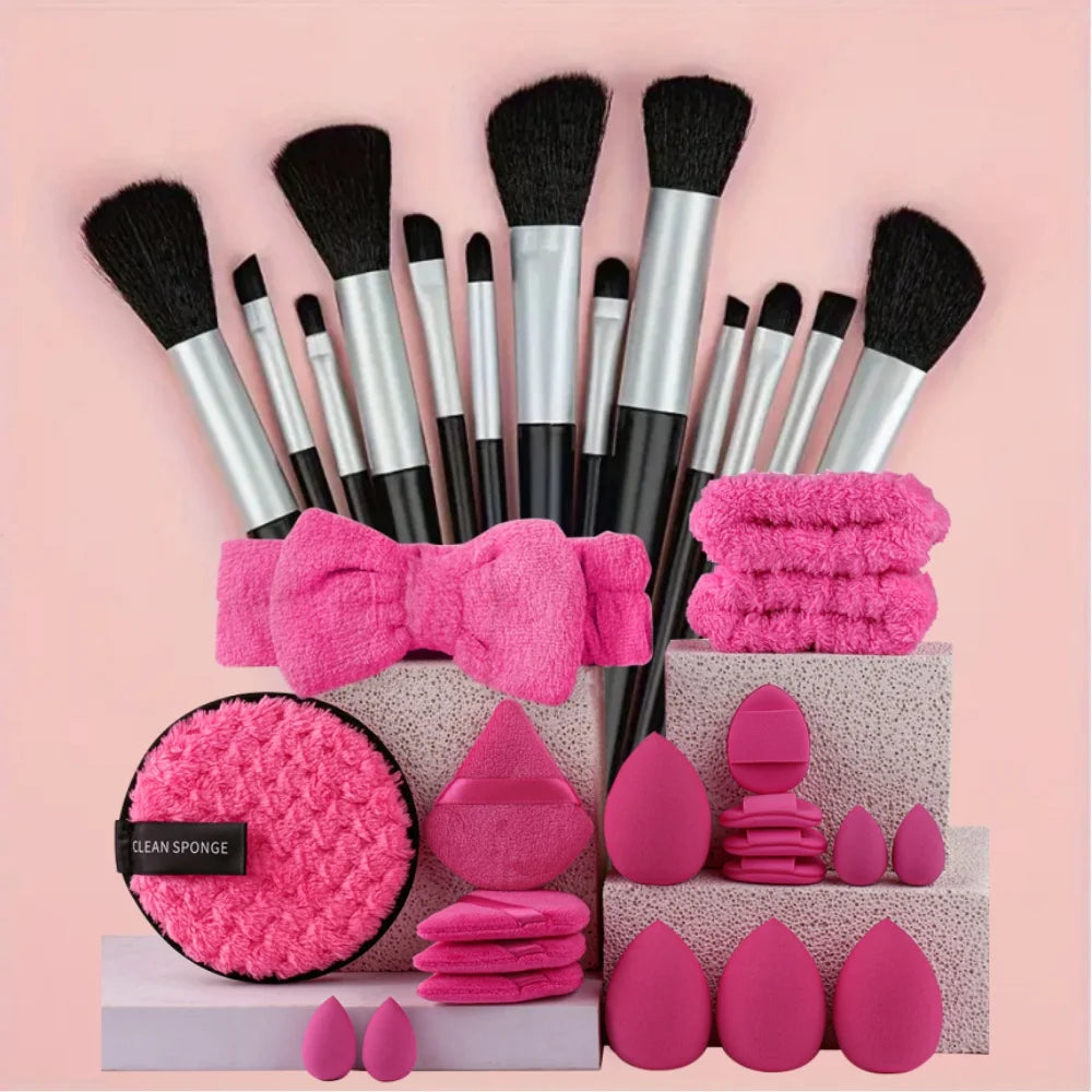 Makeup Brush Set Professional Eyeshadow Blush Synthetic Foundation Brush Powder Contour Cosmetic Make Up Brush Beauty Tool Tool