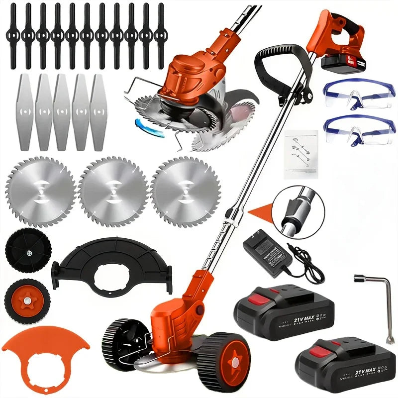 New model for 2025 Cordless Lawn Trimmer TrimmersLawn EdgerMowerBrush CutterWeed Cutter for Garden and Yard Lawn