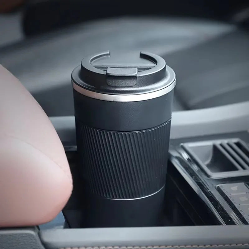 304 Stainless 500ml Steel Vacuum Insulated Water Bottle Anti Slip Coffee Mug Thermal Mug Portable Bottle Office Gift Set