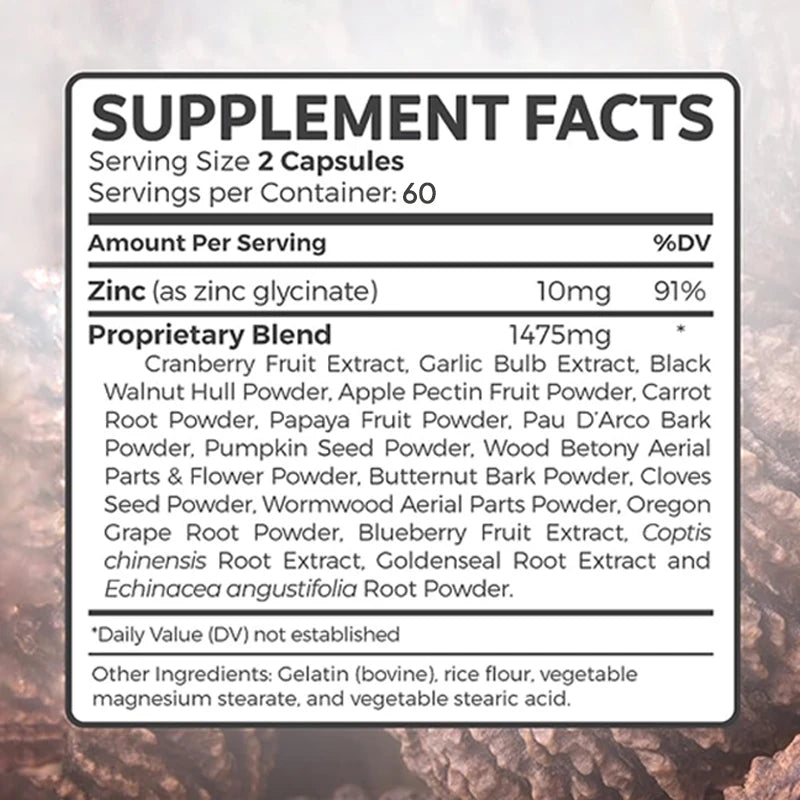 Intestinal Cleanse - Relieve Constipation, Cleanse The Body, and Support Regular Bowel Movements - 120 Capsules