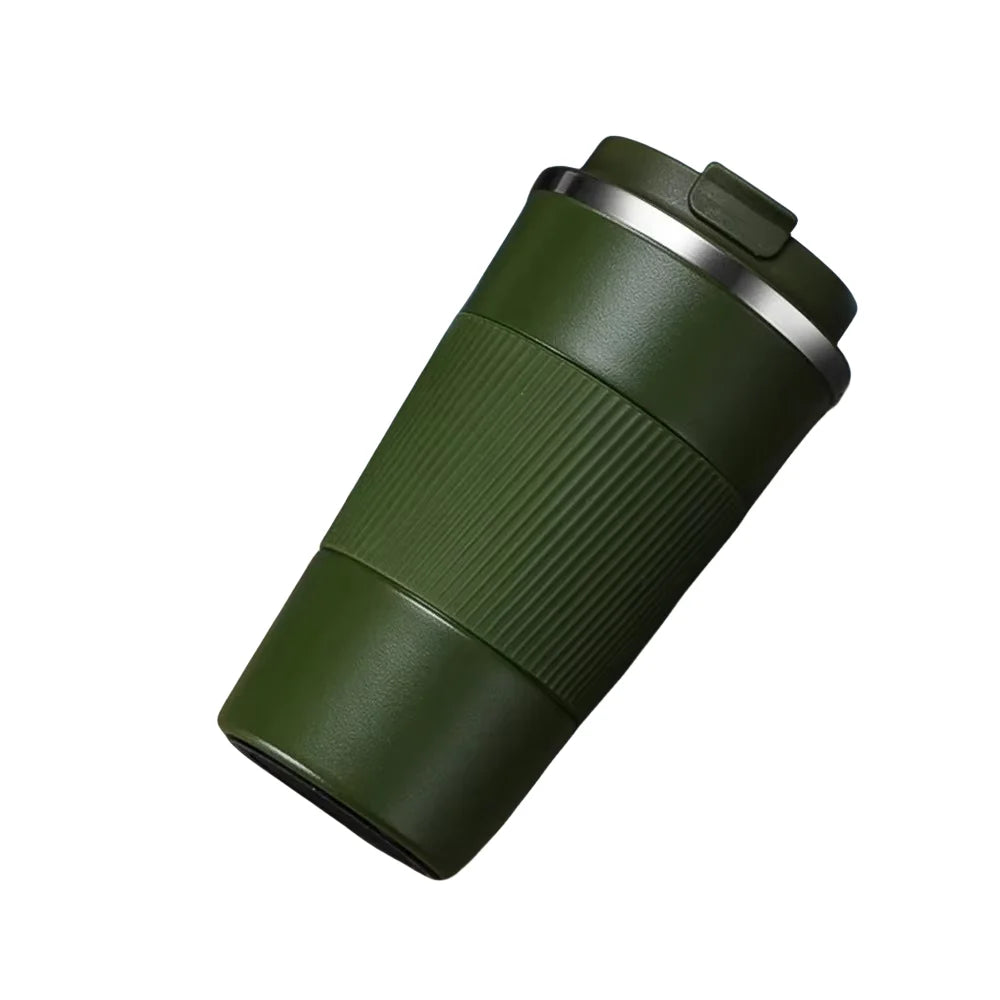 304 Stainless 500ml Steel Vacuum Insulated Water Bottle Anti Slip Coffee Mug Thermal Mug Portable Bottle Office Gift Set