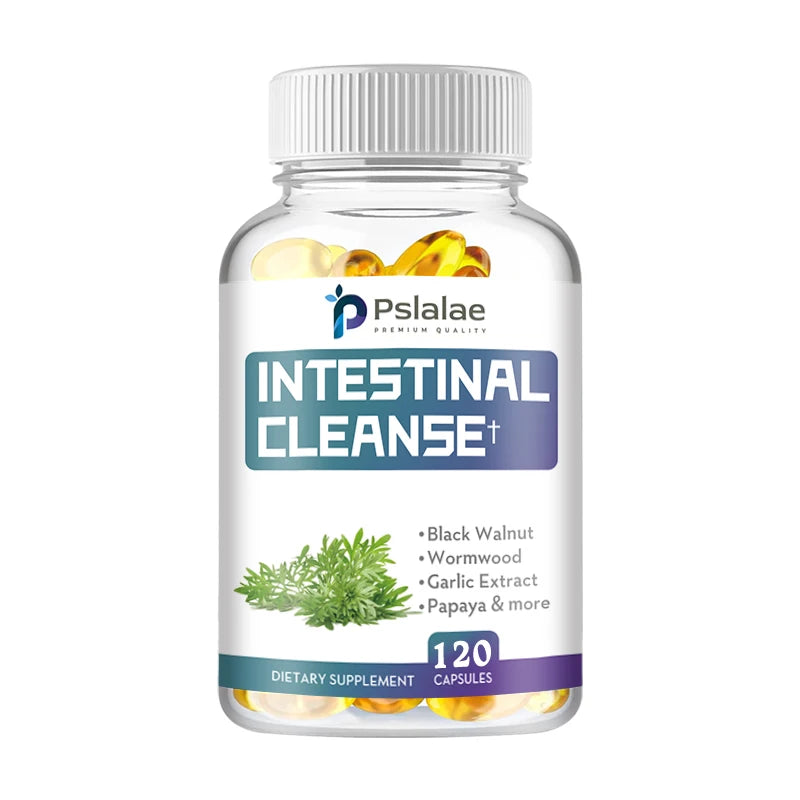 Intestinal Cleanse - Relieve Constipation, Cleanse The Body, and Support Regular Bowel Movements - 120 Capsules