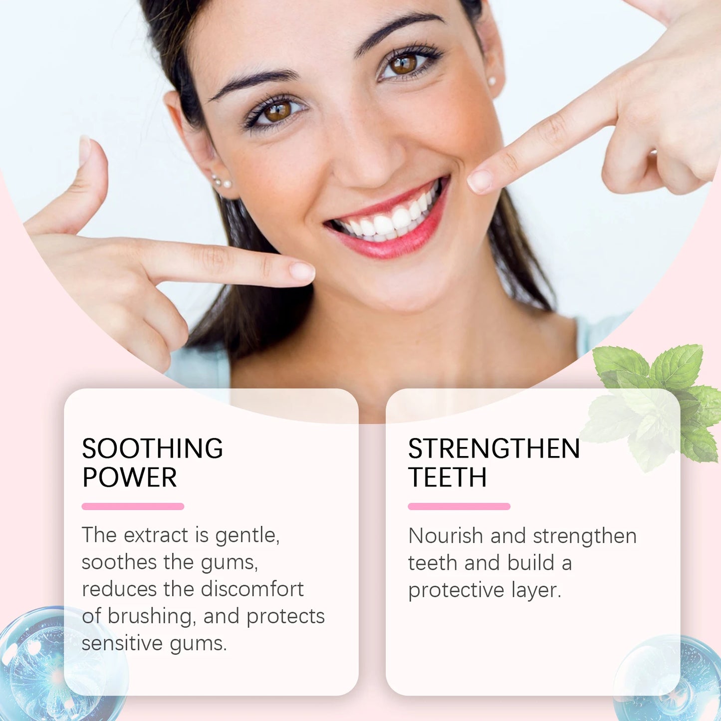 Oralhoe 100g Clean Yellow Teeth Toothpaste Mint Scent Remove Smoke Coffee Tea Stains Dental Whiten Oral Hygiene Care Toothpaste