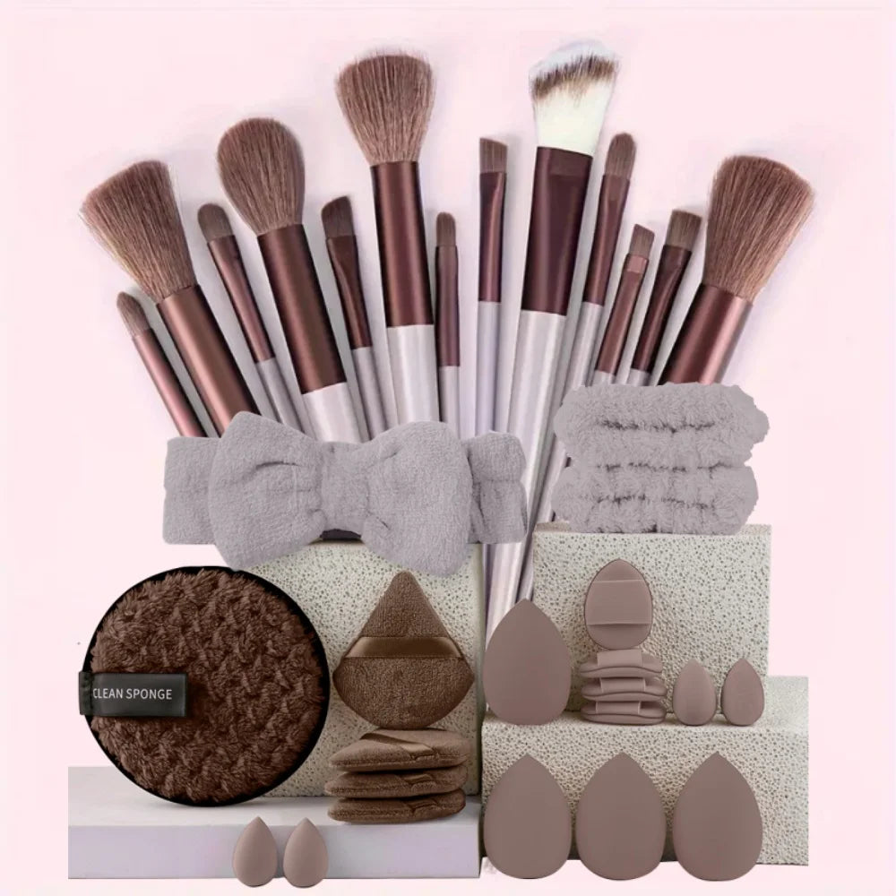 Makeup Brush Set Professional Eyeshadow Blush Synthetic Foundation Brush Powder Contour Cosmetic Make Up Brush Beauty Tool Tool