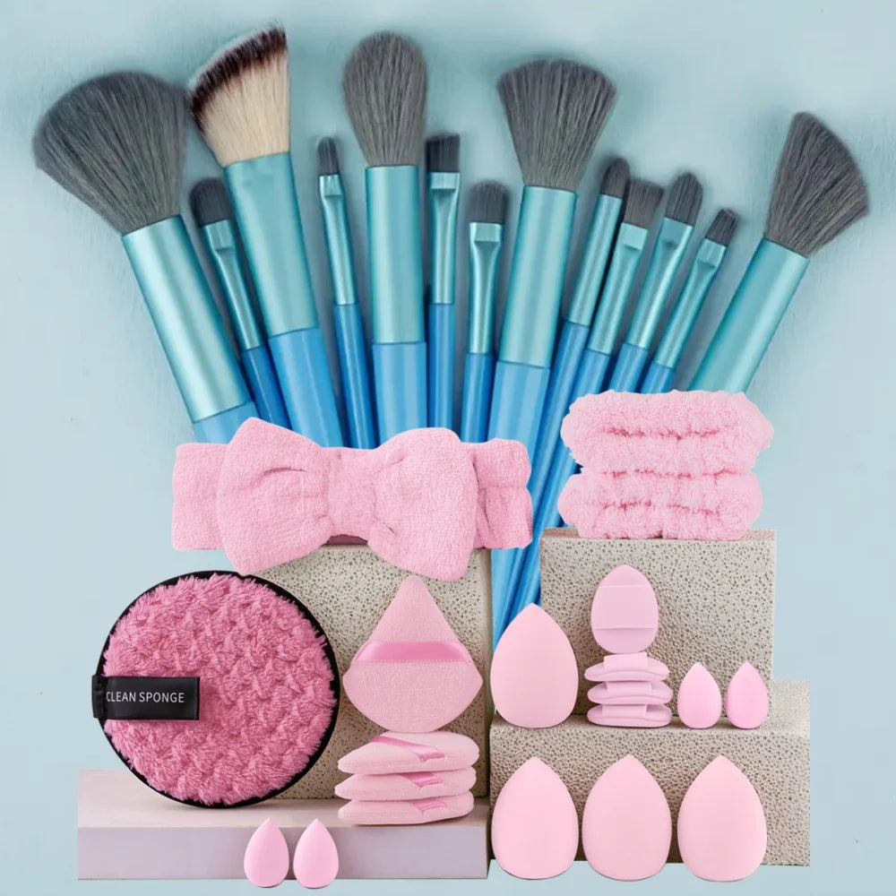 Makeup Brush Set Professional Eyeshadow Blush Synthetic Foundation Brush Powder Contour Cosmetic Make Up Brush Beauty Tool Tool