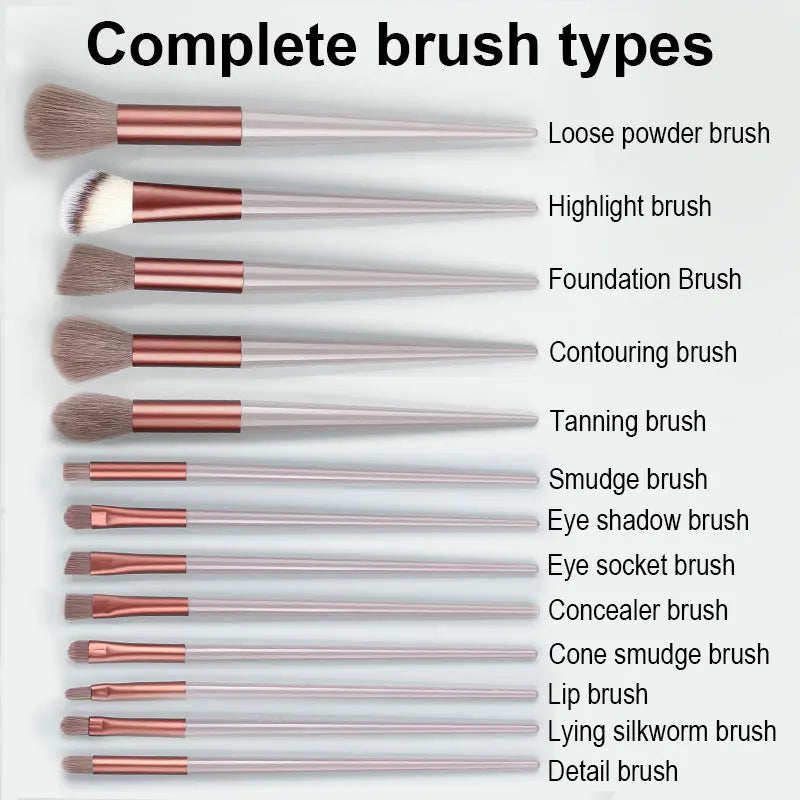 Makeup Brush Set Professional Eyeshadow Blush Synthetic Foundation Brush Powder Contour Cosmetic Make Up Brush Beauty Tool Tool