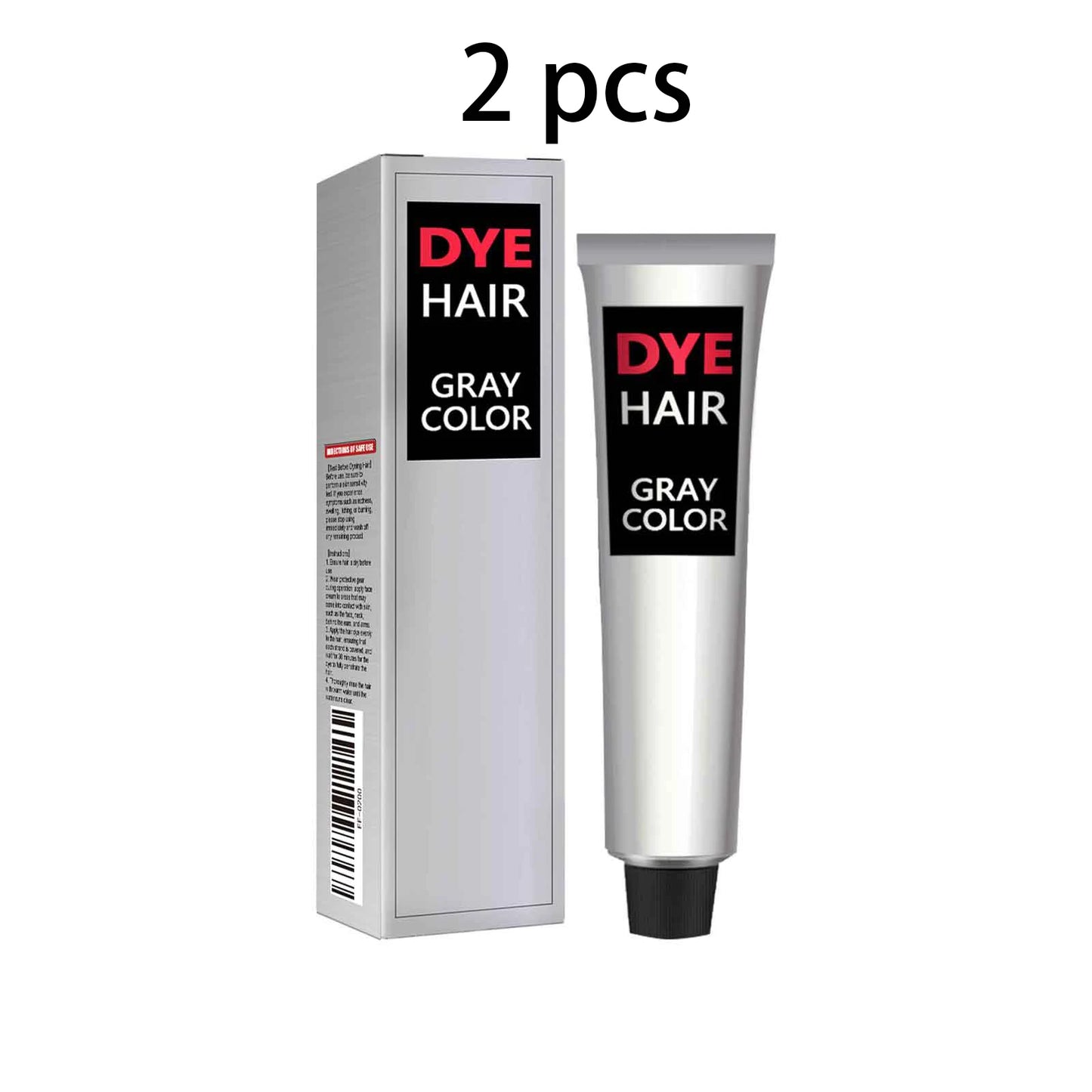 Eelhoe Gentle Hair Dye Cream Semi-Permanent Silver Gray Non-irritating Smooth Modeling Hurtless Instant Fashion Dye Cream 100g