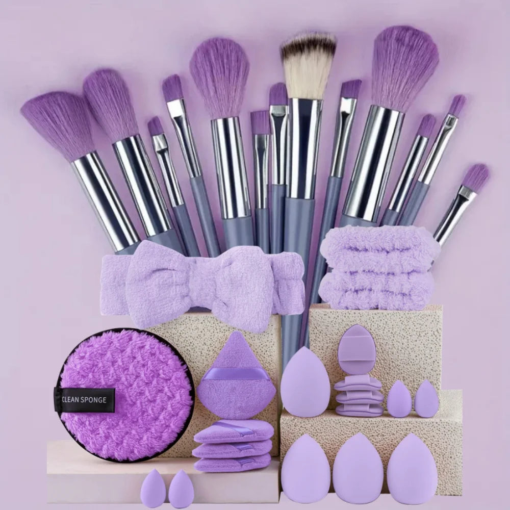 Makeup Brush Set Professional Eyeshadow Blush Synthetic Foundation Brush Powder Contour Cosmetic Make Up Brush Beauty Tool Tool