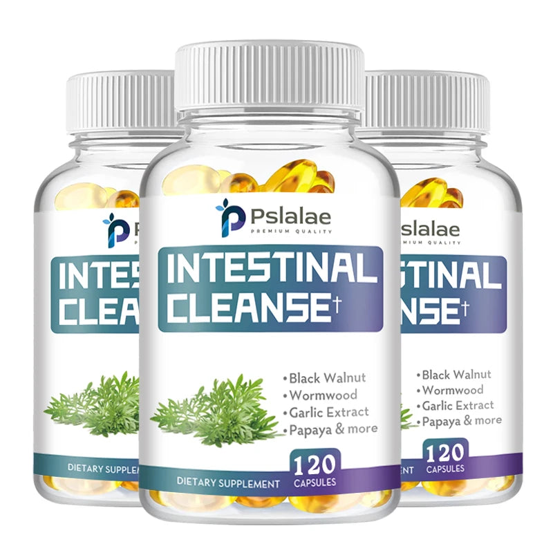Intestinal Cleanse - Relieve Constipation, Cleanse The Body, and Support Regular Bowel Movements - 120 Capsules