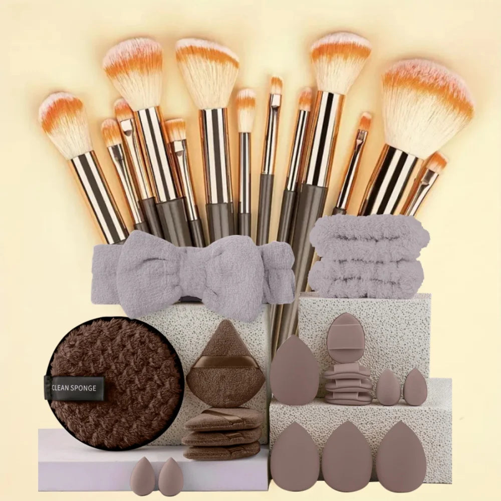 Makeup Brush Set Professional Eyeshadow Blush Synthetic Foundation Brush Powder Contour Cosmetic Make Up Brush Beauty Tool Tool