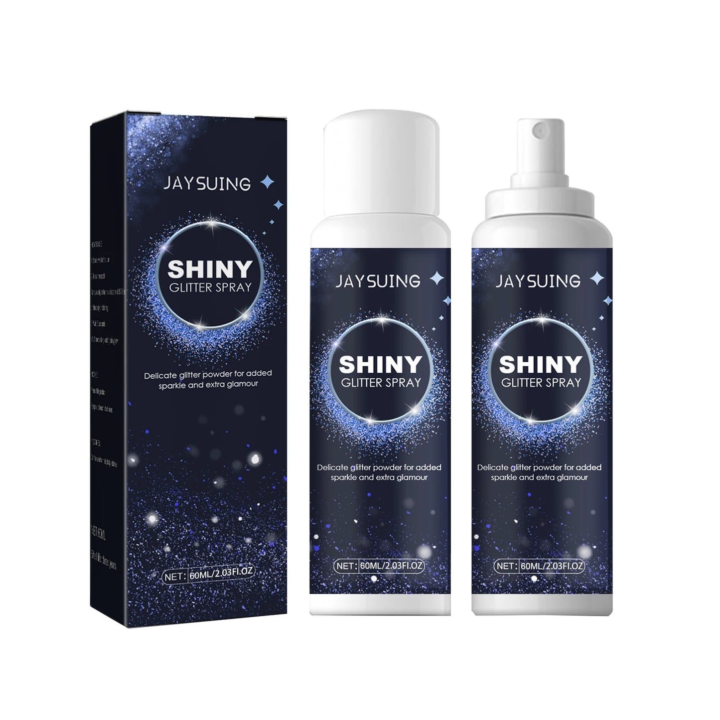 Brighten Shiny Glitter Spray Lasting Highlighter Face Body Glitter Powder Shimmer Halloween Party Nightclub Clothes Decoration
