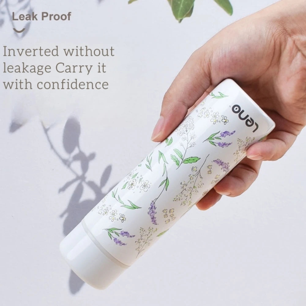 Leno 140ML Small Mini Vacuum Insulated Water Bottle Portable Leakproof Travel Mug Thermal Flask for Kids Children Women School