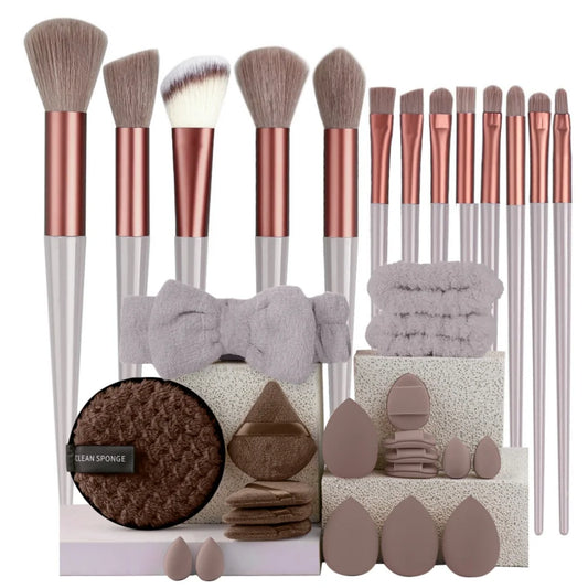 Makeup Brush Set Professional Eyeshadow Blush Synthetic Foundation Brush Powder Contour Cosmetic Make Up Brush Beauty Tool Tool
