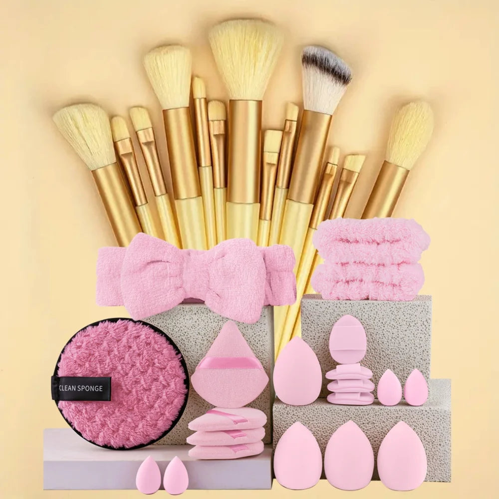 Makeup Brush Set Professional Eyeshadow Blush Synthetic Foundation Brush Powder Contour Cosmetic Make Up Brush Beauty Tool Tool