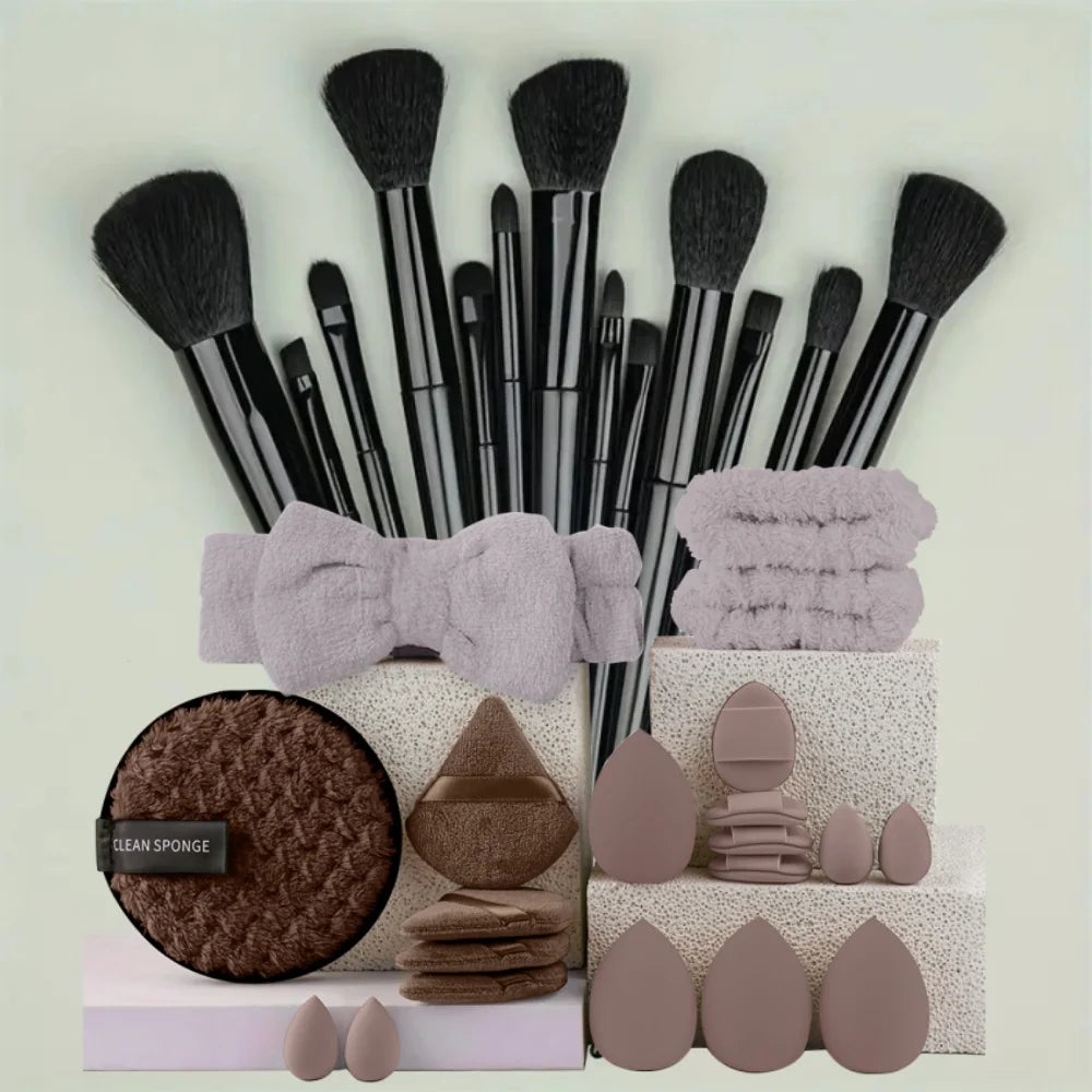 Makeup Brush Set Professional Eyeshadow Blush Synthetic Foundation Brush Powder Contour Cosmetic Make Up Brush Beauty Tool Tool