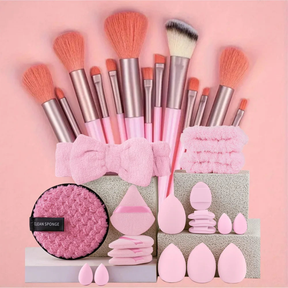 Makeup Brush Set Professional Eyeshadow Blush Synthetic Foundation Brush Powder Contour Cosmetic Make Up Brush Beauty Tool Tool