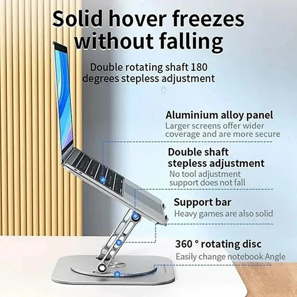 Neo Mini Phone Tablet Stand Adjustable Aluminum Alloy laptop Tablet up to 17 Laptop Portable Folding stand Cooling stand support