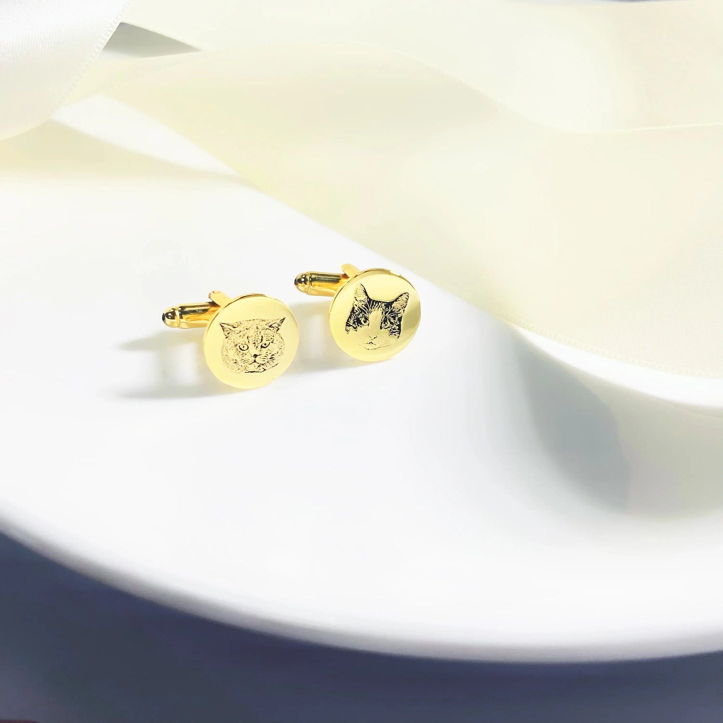Customized Cufflinks Personalized Pet Picture Cufflinks Commemorative Cufflinks Valentine's Day Gifts Father's Day Gifts