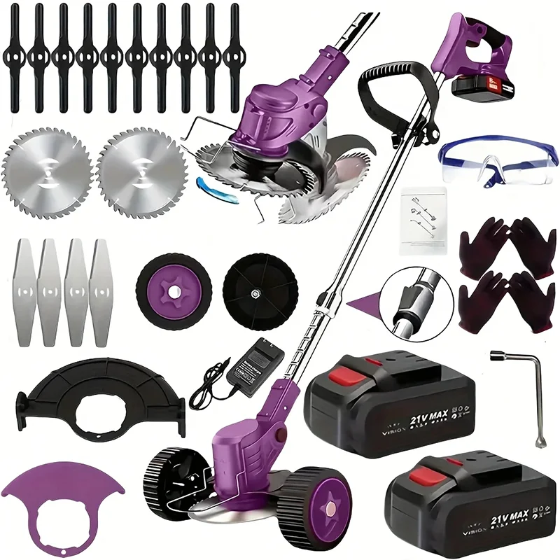 New model for 2025 Cordless Lawn Trimmer TrimmersLawn EdgerMowerBrush CutterWeed Cutter for Garden and Yard Lawn