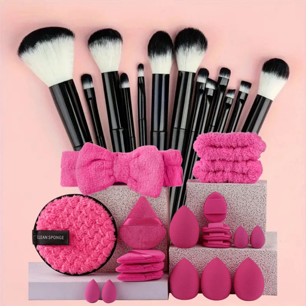 Makeup Brush Set Professional Eyeshadow Blush Synthetic Foundation Brush Powder Contour Cosmetic Make Up Brush Beauty Tool Tool