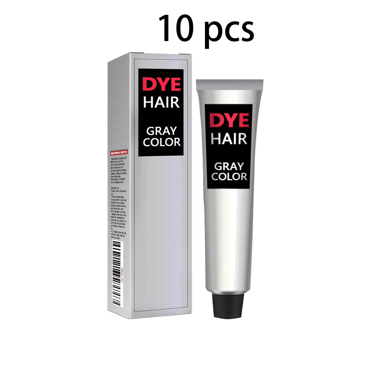 Eelhoe Gentle Hair Dye Cream Semi-Permanent Silver Gray Non-irritating Smooth Modeling Hurtless Instant Fashion Dye Cream 100g