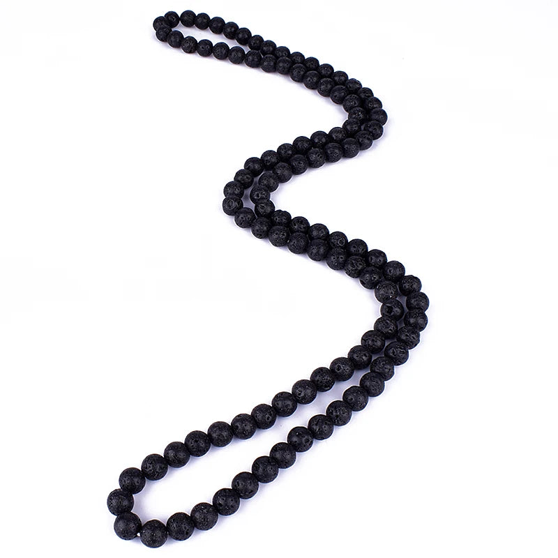 Hematite Obsidian Tiger Eye Beads Necklaces Men Fashion Triple Protection Necklaces Women for Magnetic Health Protection Jewelry