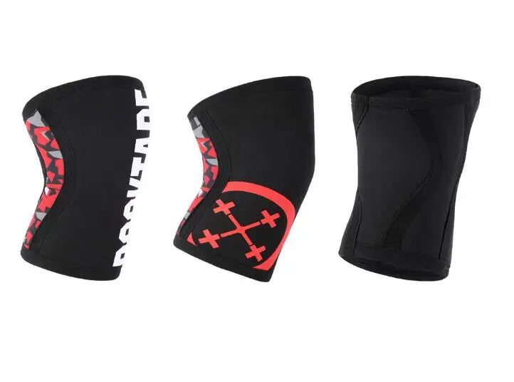 7mm Neoprene Weightlifting Sport Knee Pads Compression Powerlifting Squat Gym Training Knee Support Protector Basketball Kneepad