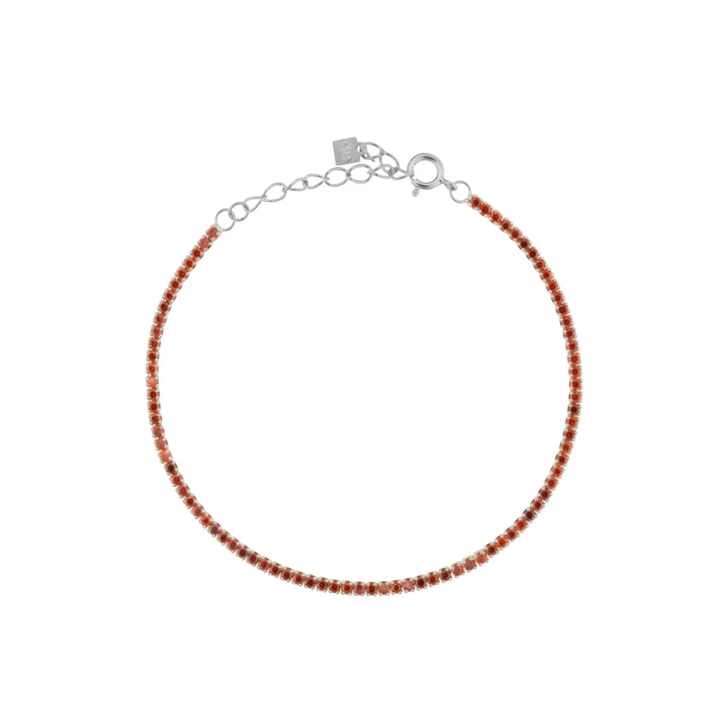 ANDYWEN 925 Sterling Silver Rainbow 1.5mm Tennis Chain Bracelet Luxury CZ Fine Jewelry Wedding Gift Soft Solid Jewelry Gift